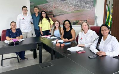 Cruz Vermelha Brasileira de MS realiza reunião com Prefeito de Chapadão do Sul e apresenta resultados das ações humanitárias