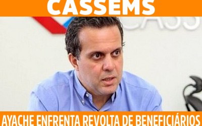 No dia em que completa 54 anos, Ayache enfrenta revolta de beneficiários da Cassems